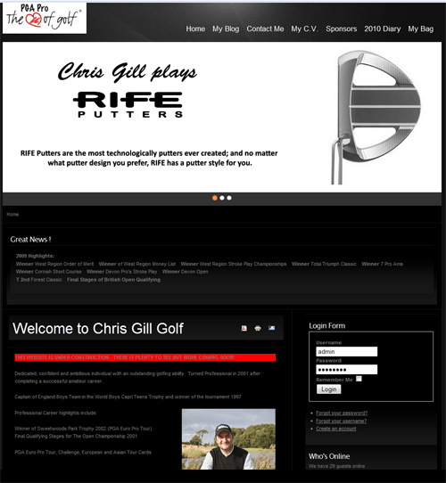 Chris Gill golf