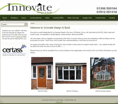 Innovate Design - Double Glazing company