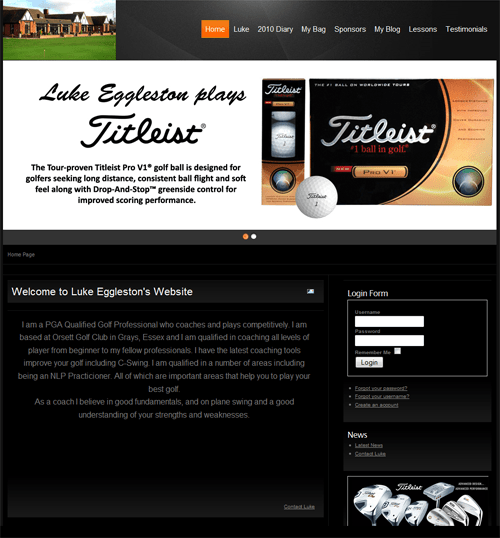 Luke Eggleston - Pro Golfer