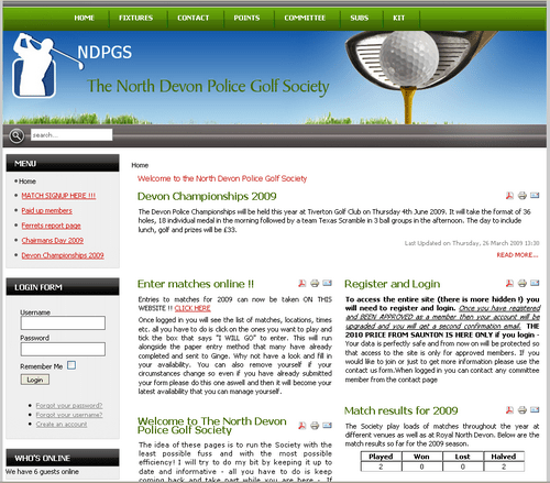 North Devon Police Golf Society