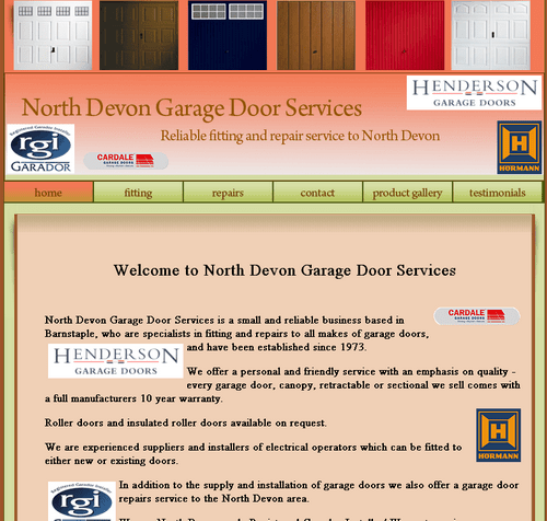 north devon garage door services